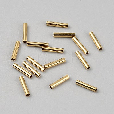 Brass Tube Beads KK-WH0101-027A-1