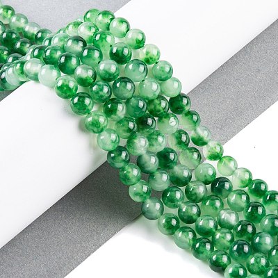 Natural Malaysia Jade Beads Strands G-A146-8mm-C-M-1