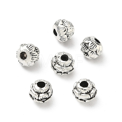 Tibetan Style Alloy Flower Spacer Beads X-TIBEB-O004-74-1