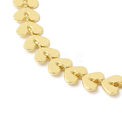 Brass Cob Chain Bracelets for Women BJEW-G672-06G-1