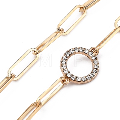 Star Brass Lariat Necklaces NJEW-JN03041-03-1