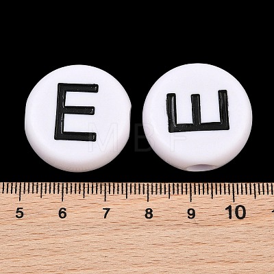 Opaque Acrylic European Beads AC-CBA3BDD-01E-1