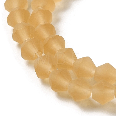 Imitate Austrian Crystal Frosted Glass Beads Strands EGLA-A039-T3mm-MD18-1