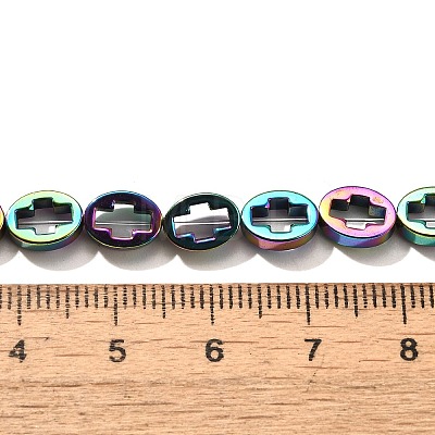 Electroplated Synthetic Non-magnetic Hematite Beads Strands G-L613-Z01-01B-1