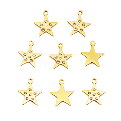 201 Stainless Steel Charms STAS-S105-LA459-1