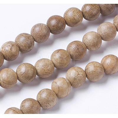 Natural Wood Beads Strands WOOD-J001-02-6mm-1