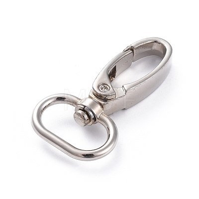 Alloy Swivel Lobster Claw Clasps PALLOY-WH0067-78P-1