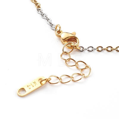 304 Stainless Steel Cable Chain Necklaces NJEW-JN03425-1