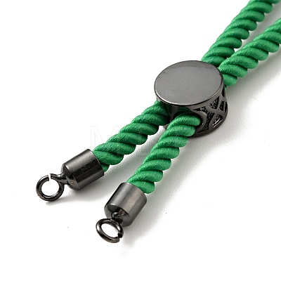 Half Finished Twisted Milan Rope Slider Bracelets FIND-G032-01B-08-1