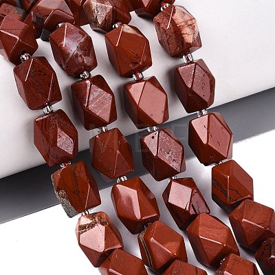 Natural Red Jasper Beads Strands G-Q608-11I-1