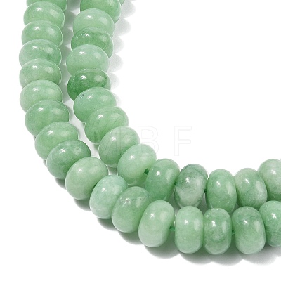 Dyed Natural White Jade Beads Strands G-G107-A21-01-1