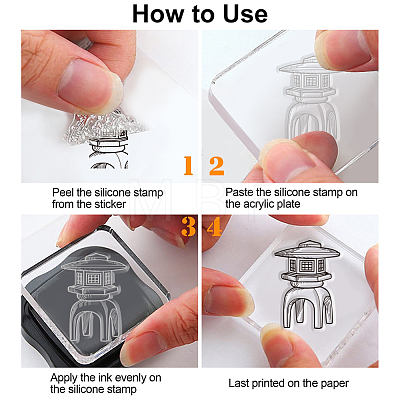 Custom PVC Plastic Clear Stamps DIY-WH0448-0589-1