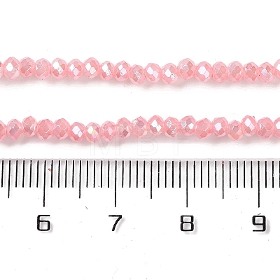 Baking Electroplate Glass Beads Strands DGLA-A039-J2MM-B08-1