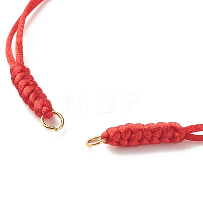 Adjustable Nylon Braided Cord Bracelet Making Accessories AJEW-JB01096-1