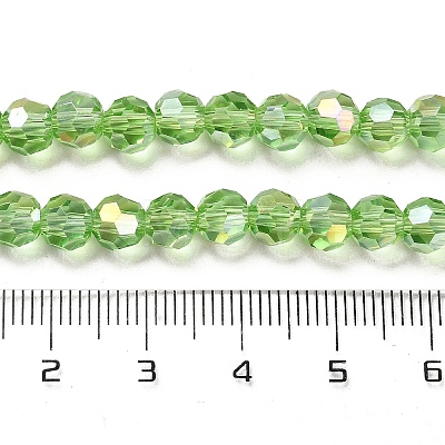 Transparent Glass Beads EGLA-A035-T6mm-B09-1