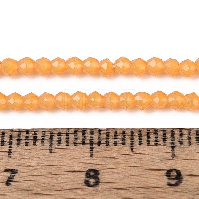 Imitation Jade Glass Beads Strands GLAA-T028-2mm-11C-1