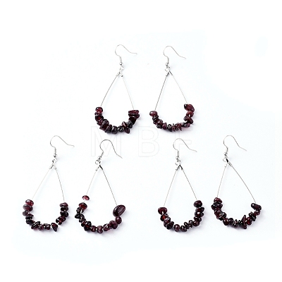 Dangle Earrings EJEW-E255-B09-1