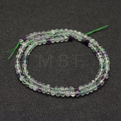 Natural Fluorite Beads Strands G-F460-16-1