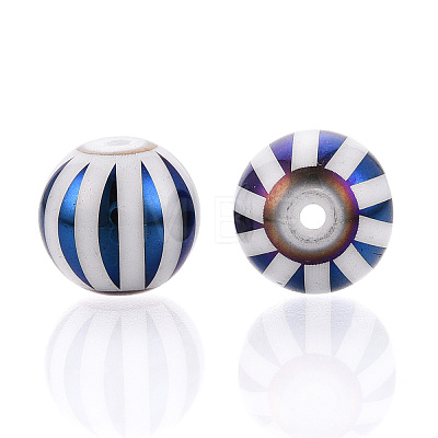 Electroplate Glass Beads EGLA-T009-15D-1