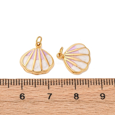 304 Stainless Steel Enamel Charms X-STAS-U061-04G-1