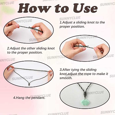 30Pcs Adjustable Polyester & Spandex Cord Necklace Making NJEW-SC0001-90-1