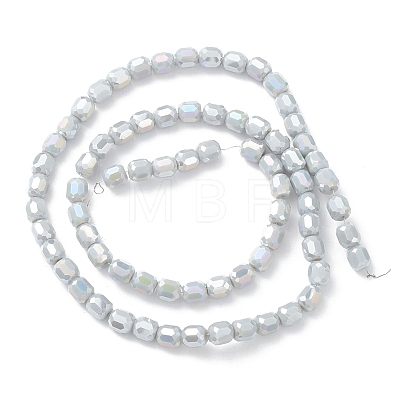 Electroplate Glass Beads Strands EGLA-K015-08F-1
