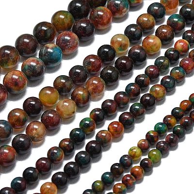 Natural Malaysia Jade Beads Strands G-L645-A01-6mm-04-1