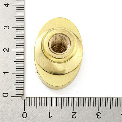 Golden Tone Wax Seal Brass Stamp Head AJEW-G056-03A-1