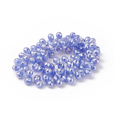 Imitation Jade Glass Beads Strands EGLA-F152-A01-1
