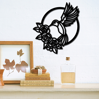 Laser Cut Basswood Wall Sculpture WOOD-WH0123-060-1