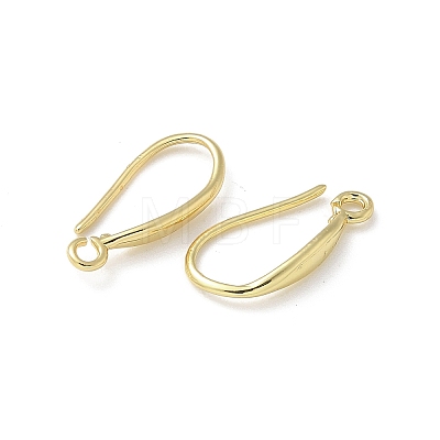 Brass Earring Hooks X-KK-A236-13G-1