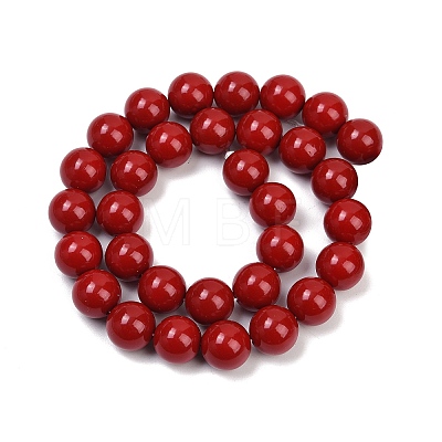 Shell Pearl Beads Strands BSHE-K015-12mm-01-1