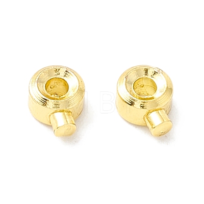 Brass Crimp Beads KK-E280-01G-1