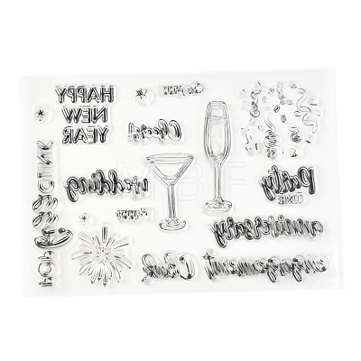 Silicone Clear Stamps DIY-A013-21-1