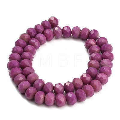 Faceted Dyed Natural White Jade Beads Strands GG-CBAE966-01B-B-1