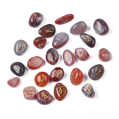 Natural Carnelian Carved Beads G-M366-03-1