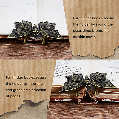Zinc Alloy Bookmarks AJEW-WH20006-176A-1