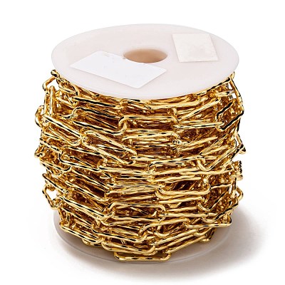 Brass Paperclip Chains CHC-I036-37G-1