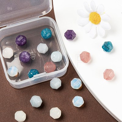 18Pcs 6 Style Natural & Synthetic Mixed Stone Beads G-FS0001-65-1
