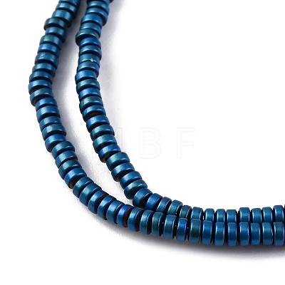 Electroplated Non-magnetic Hematite Beads Strands G-P571-A01-01E-1