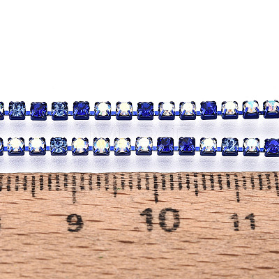 Iron Rhinestone Cup Chains CH-T007-02A-03-1