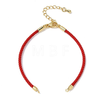 2MM Twisted Round Nylon Cord Bracelet Makings MAK-F038-A30-1