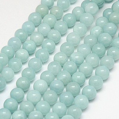 Natural Yellow Jade Beads Strands X-G-G598-4mm-YXS-20-1