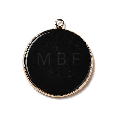 Natural Obsidian Pendants X-G-A213-01G-01-1