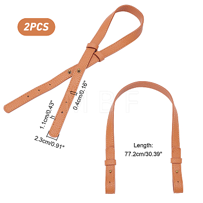 PU Leather Bag Straps DIY-WH0001-87A-1