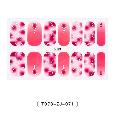Full Cover Nail Stickers MRMJ-T078-ZJ-071-1