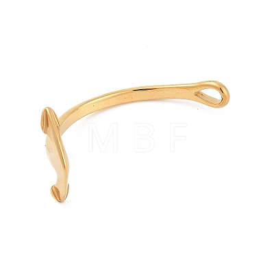 304 Stainless Steel Hook Clasps STAS-F310-30G-1