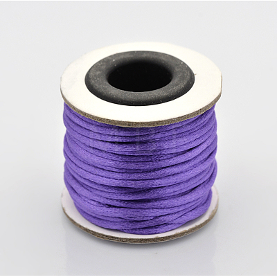 Nylon Satin Rattail Cords NWIR-O001-B-09-1