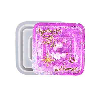 DIY Double Square Shaped Food-grade Silicone Molds SIMO-D001-12-1