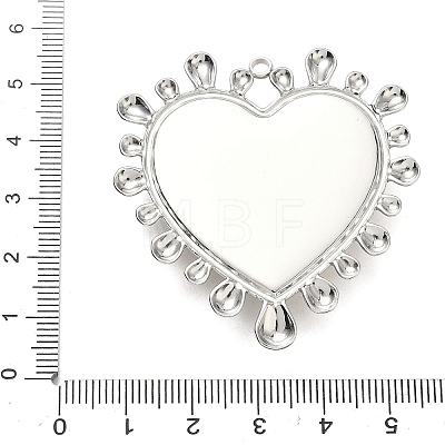 Two-tone 304 Stainless Steel Big Pendants STAS-G371-19-1